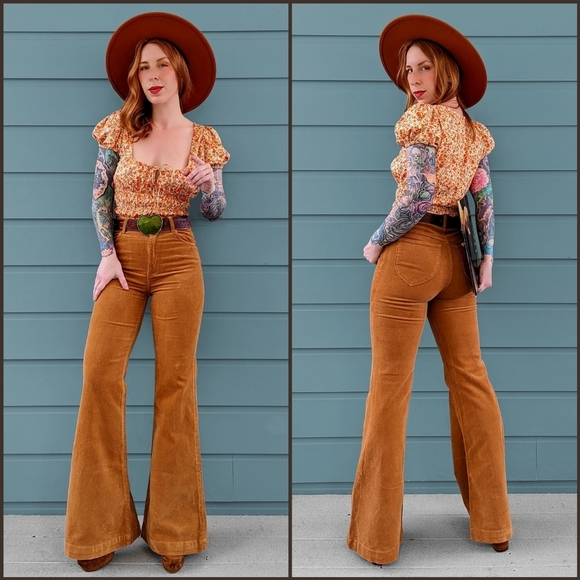 Free People Pants - Rolla's East Coast Corduroy Flare Jeans